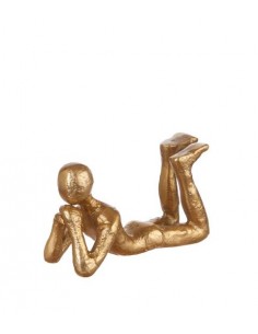 Scultura uomo pensante