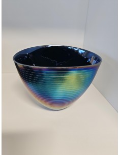 Vaso Geo nero con madreperla