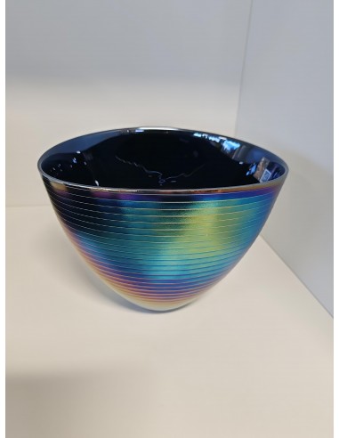 Vaso Geo nero con madreperla