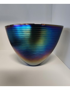 Vaso Geo nero con madreperla 2