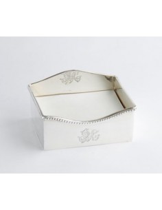 Portabiglietti con monogramma